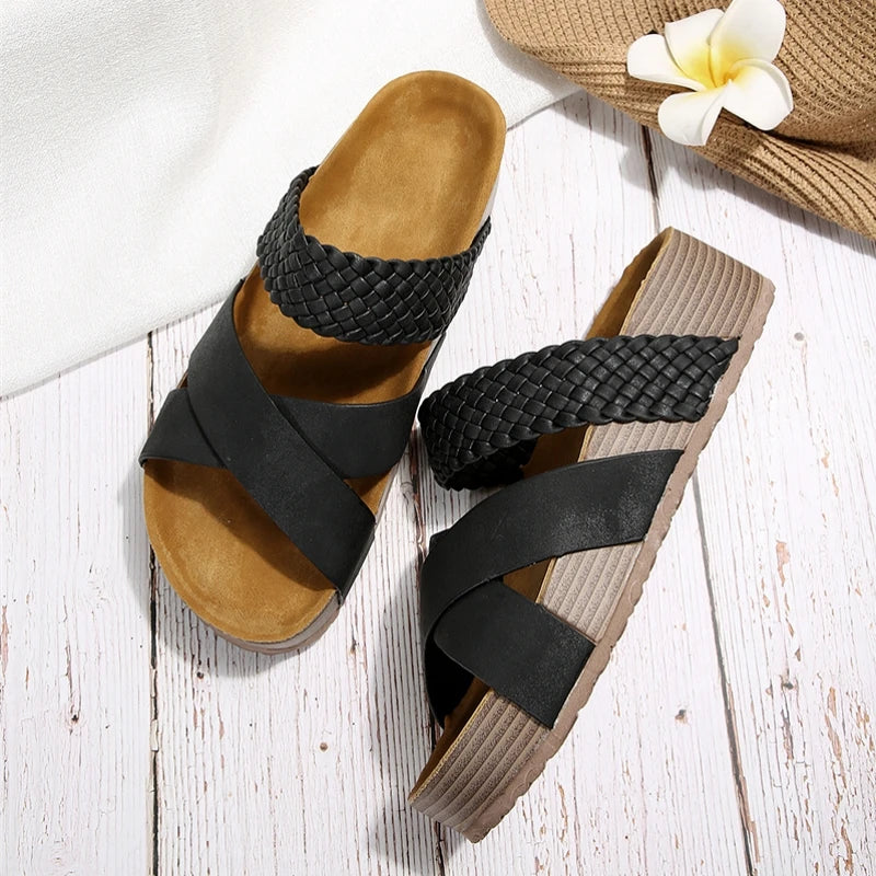 Soft Womens Slip On Summer Sandals