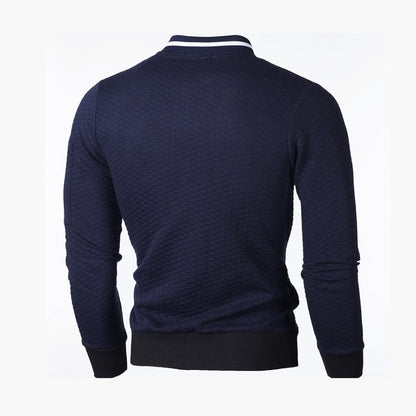 Men's Padded Quilted Zip Up Bomber Jacket