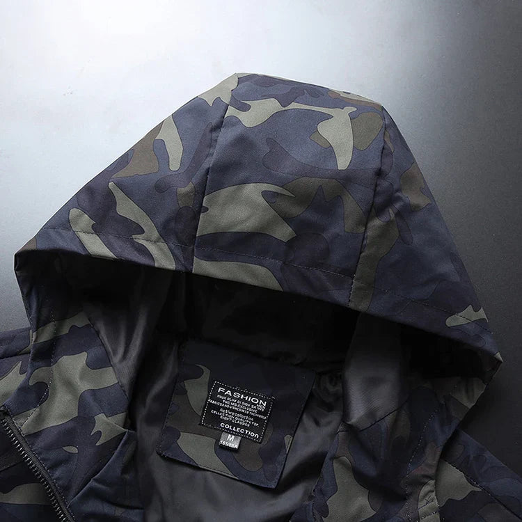 Military Green Camo Coat