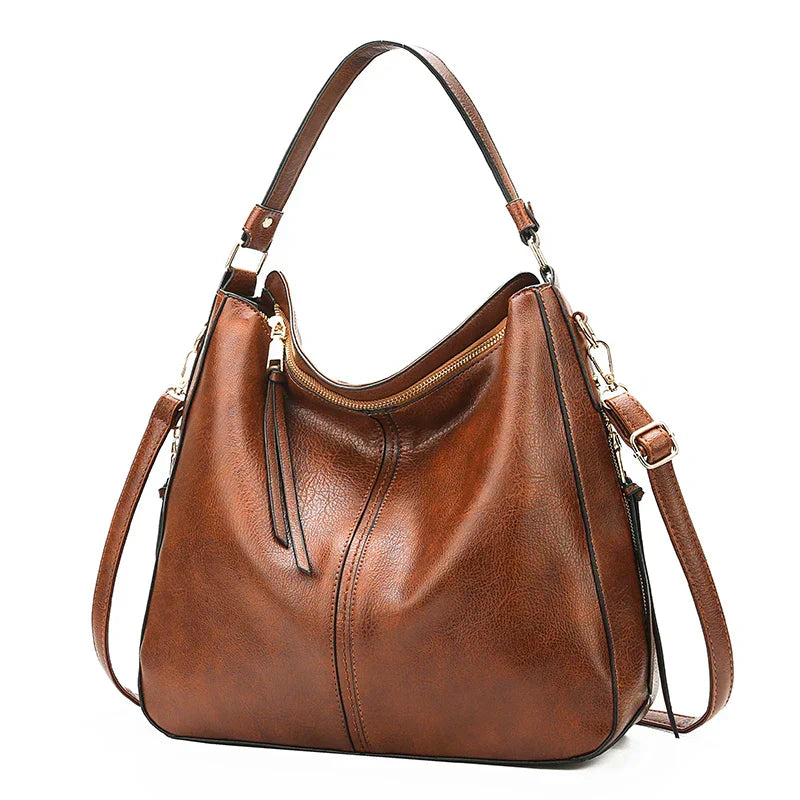 Big Vintage Style Tote Shoulder Bag