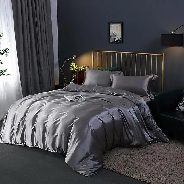 Comfortable 4pc Bedding Set Sheets Duvet Cover Pillowcases