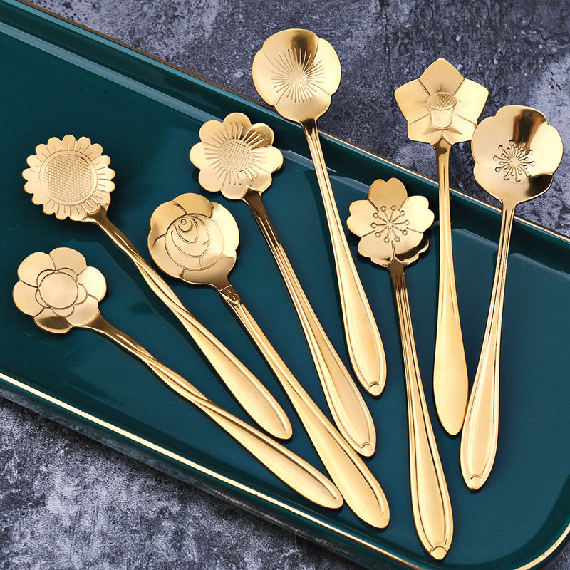 High Quality 8pc Silverware Tea Spoon Set - OutfitLondon