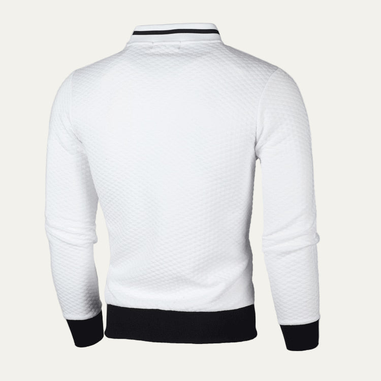 Men's Padded Quilted Zip Up Bomber Jacket