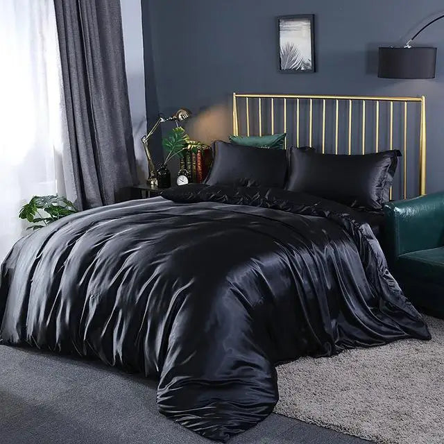 Comfortable 4pc Bedding Set Sheets Duvet Cover Pillowcases