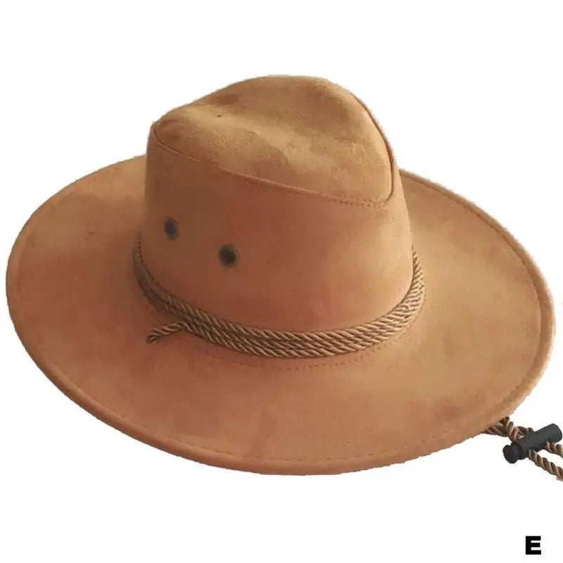 Stylish Mens Sun Protection Wide Brim Hat