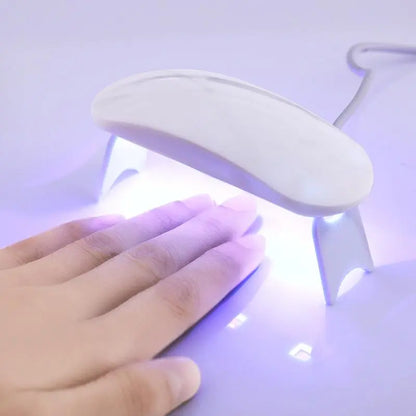 Nail Art Sticker Kit with LED Light