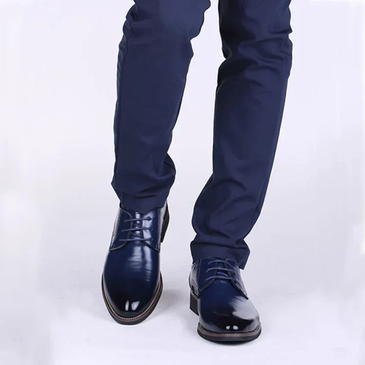 Men's Classic Formal Leather Lace Up Work Shoes