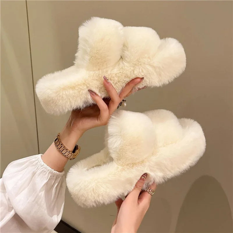 Warm Plush Women's Indoor Slippers