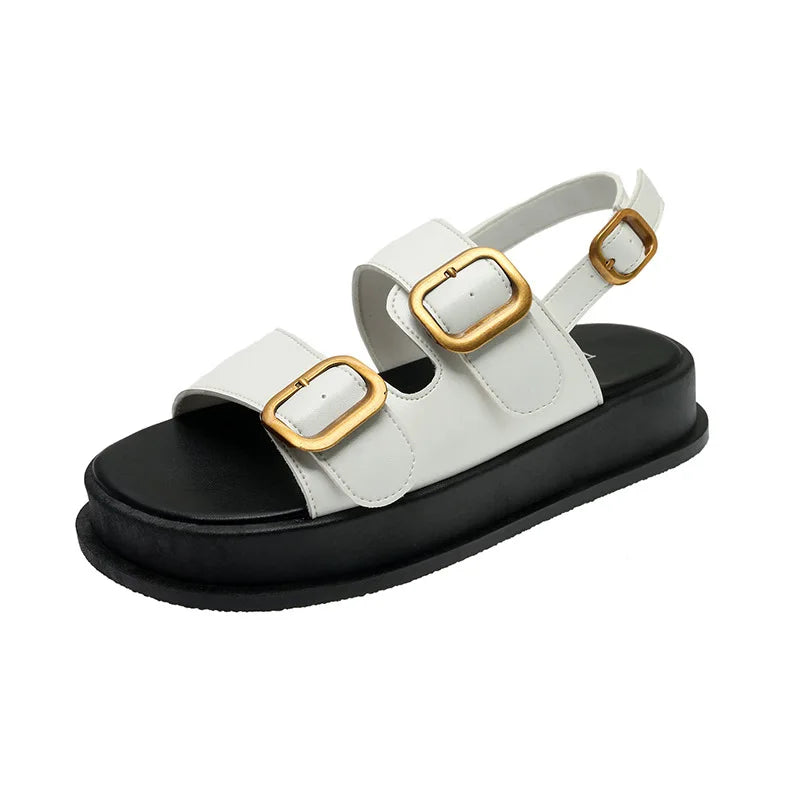 Women's Soft Double Strap Summer Sandals