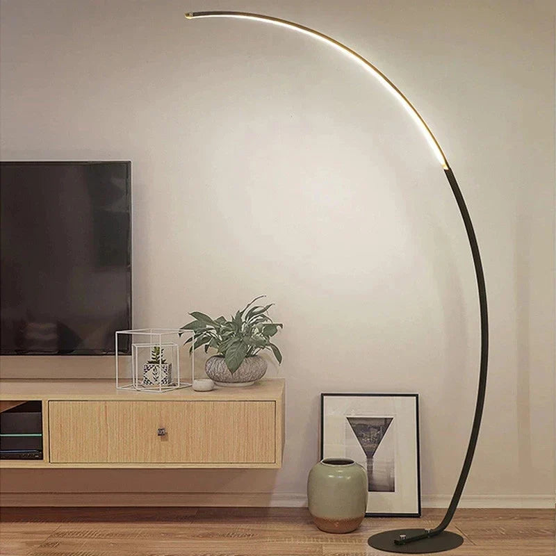 Stylish Contemporary Arc Floor Lamp - OutfitLondon