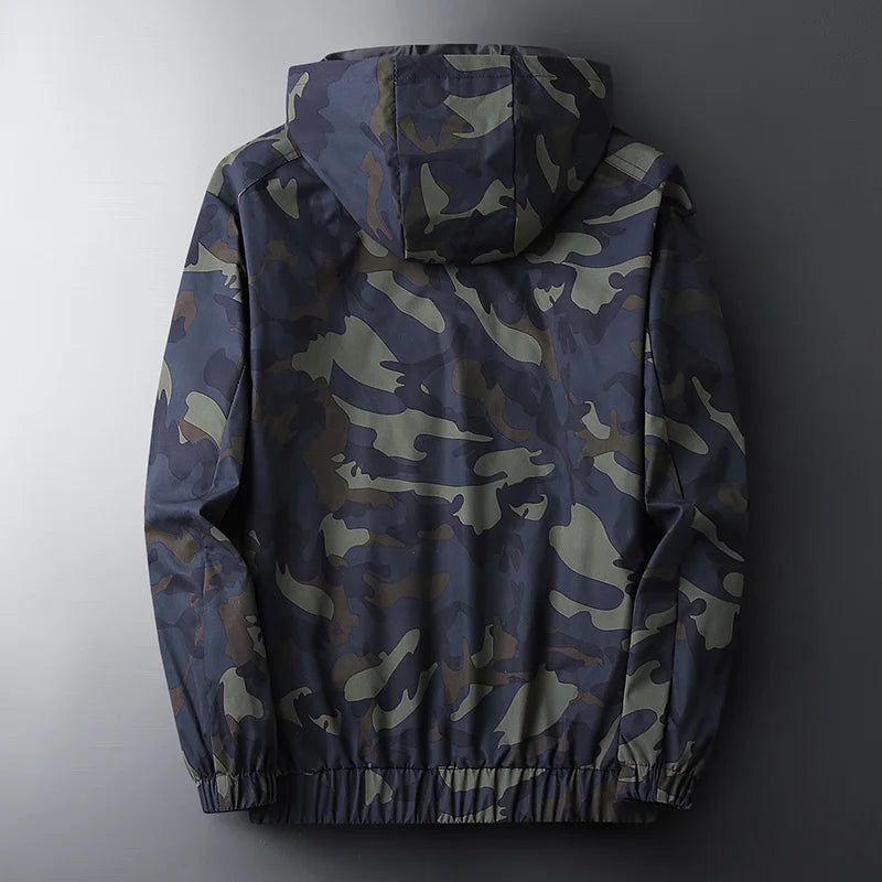 Military Green Camo Coat
