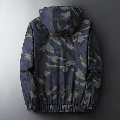 Military Green Camo Coat
