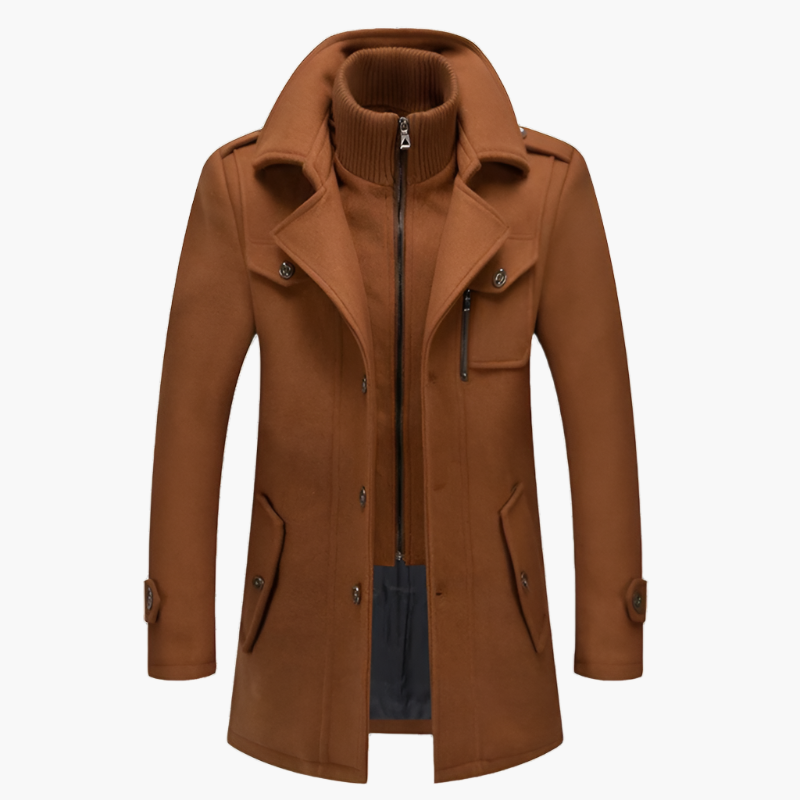 Warm Waterproof Men's Winter Overcoat