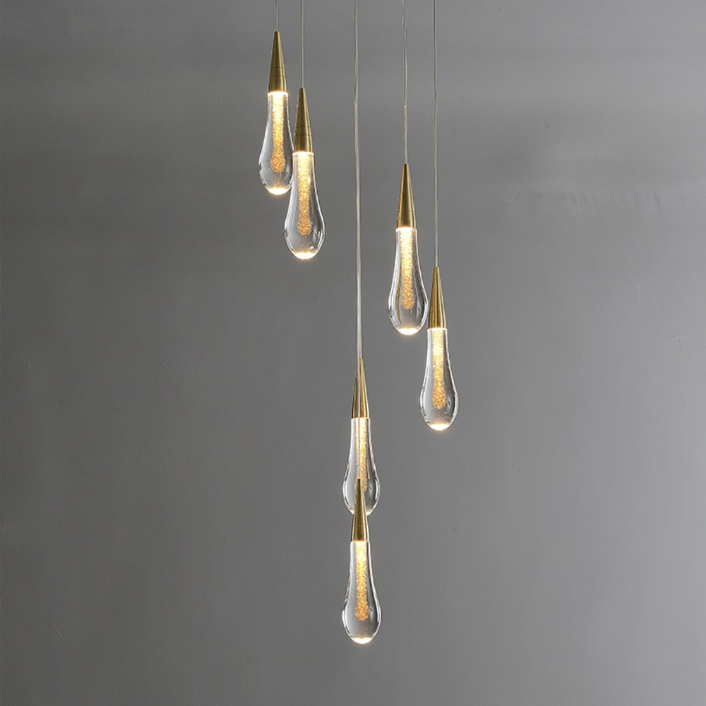 Beautiful Crystal Pendant Light Fixture - OutfitLondon