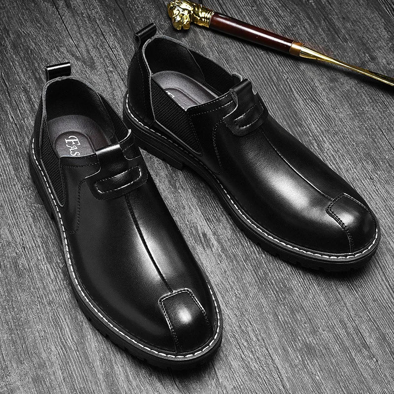 Authentic Leather Moccasin Shoes - OutfitLondon