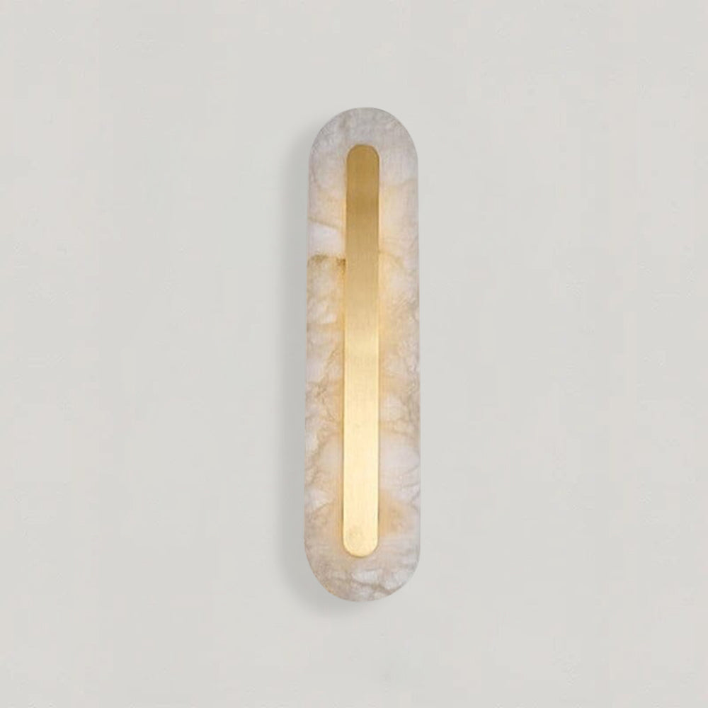 Elegant Marble Wall Light Warm White Glow - OutfitLondon