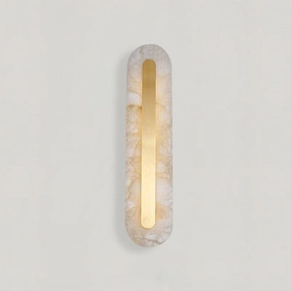 Elegant Marble Wall Light Warm White Glow - OutfitLondon