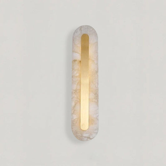 Elegant Marble Wall Light Warm White Glow - OutfitLondon
