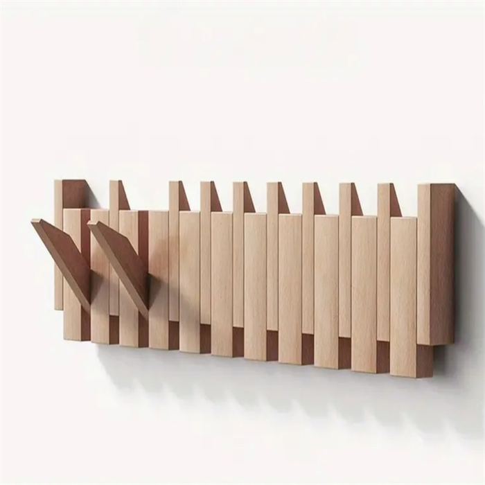 Traditional Wood Hall Tree Storage Bench