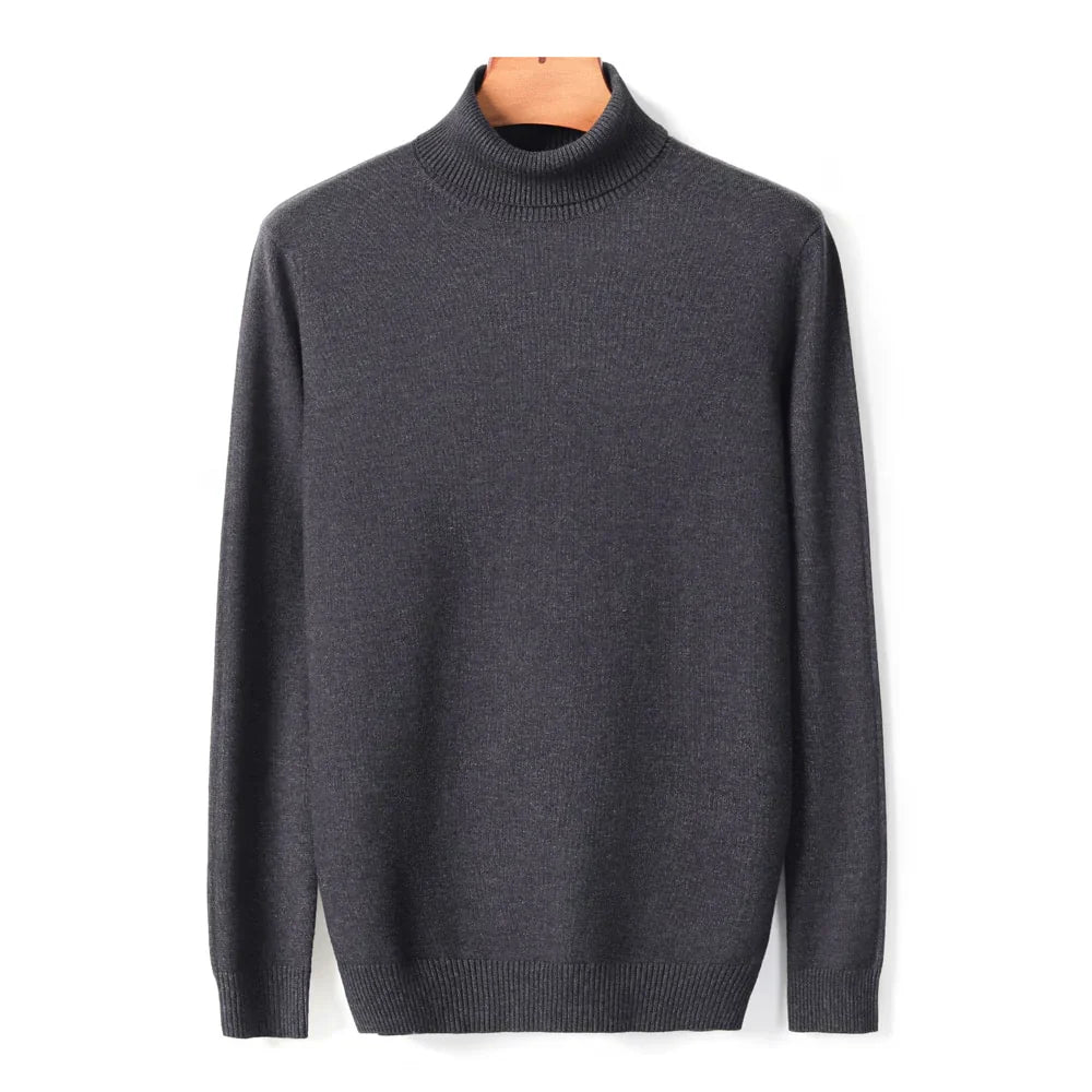 Textured Crew Neck Sweater Men