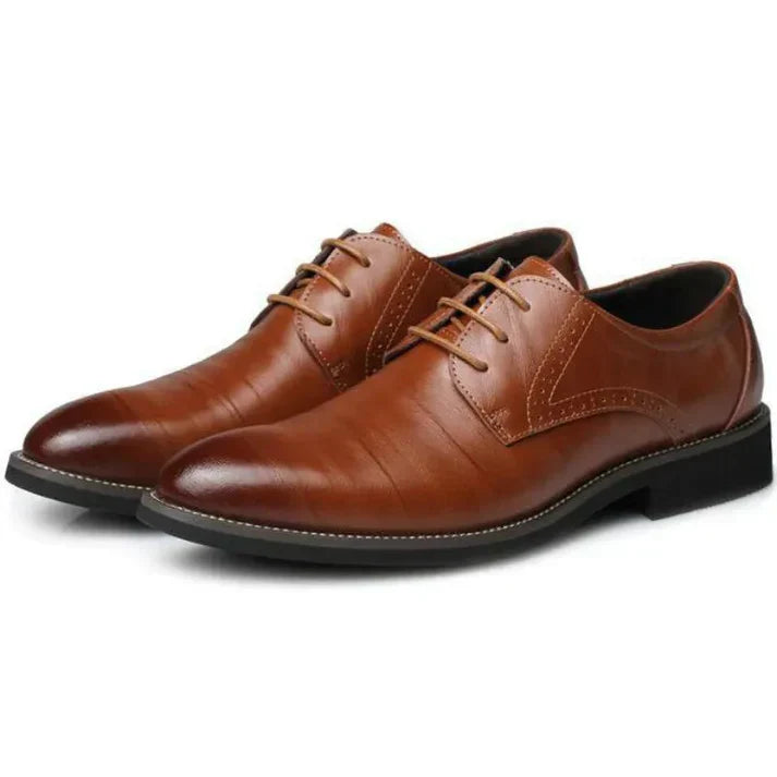 Men's Classic Formal Leather Lace Up Work Shoes