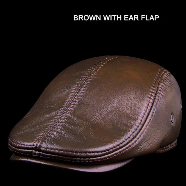 Genuine Leather Dad Baseball Hat