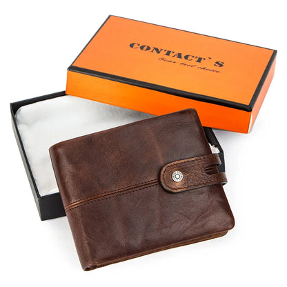 Classic Tan Genuine Leather Wallet