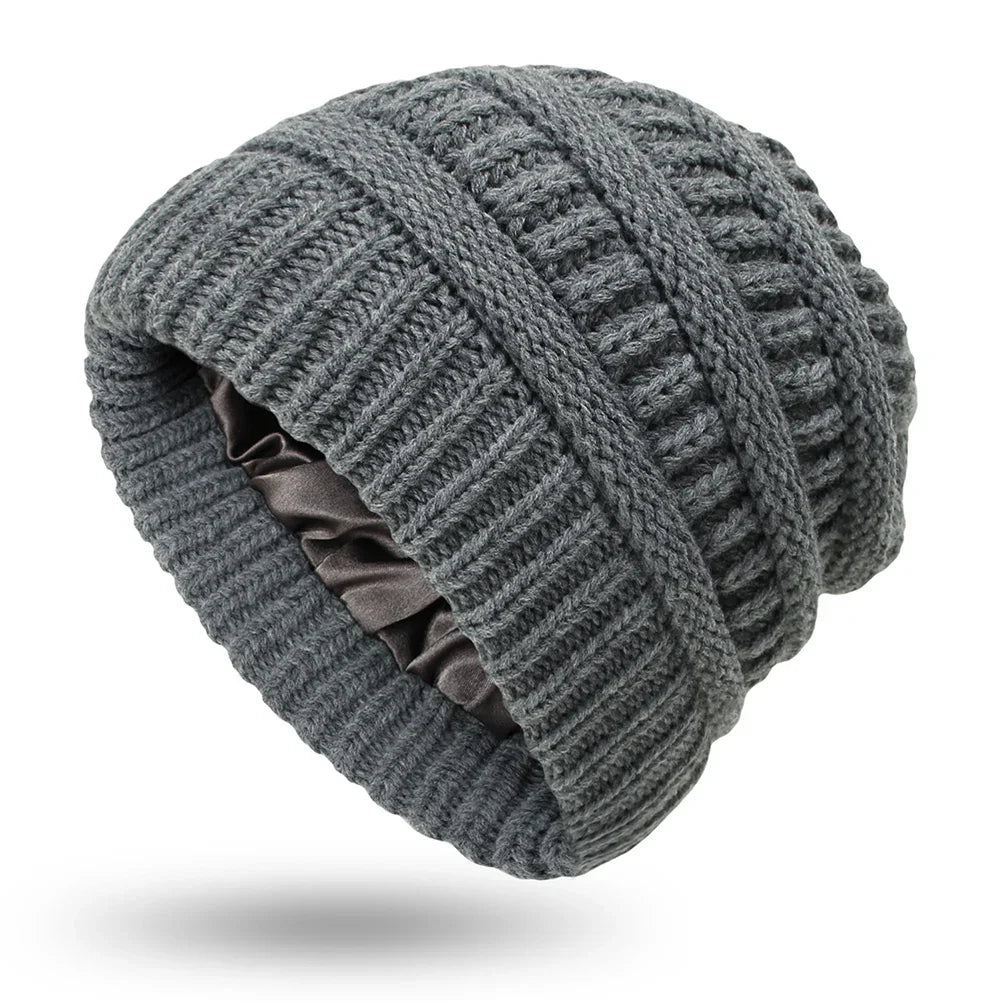 Cozy Ladies Warm Cable Beanie Hat