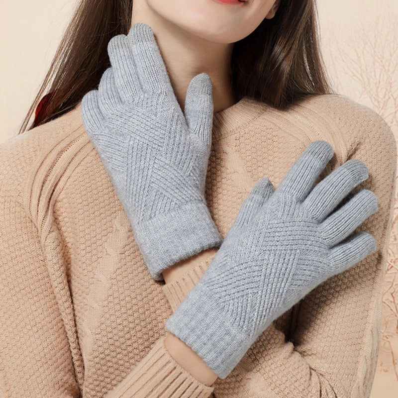 Cashmere Knit Gloves