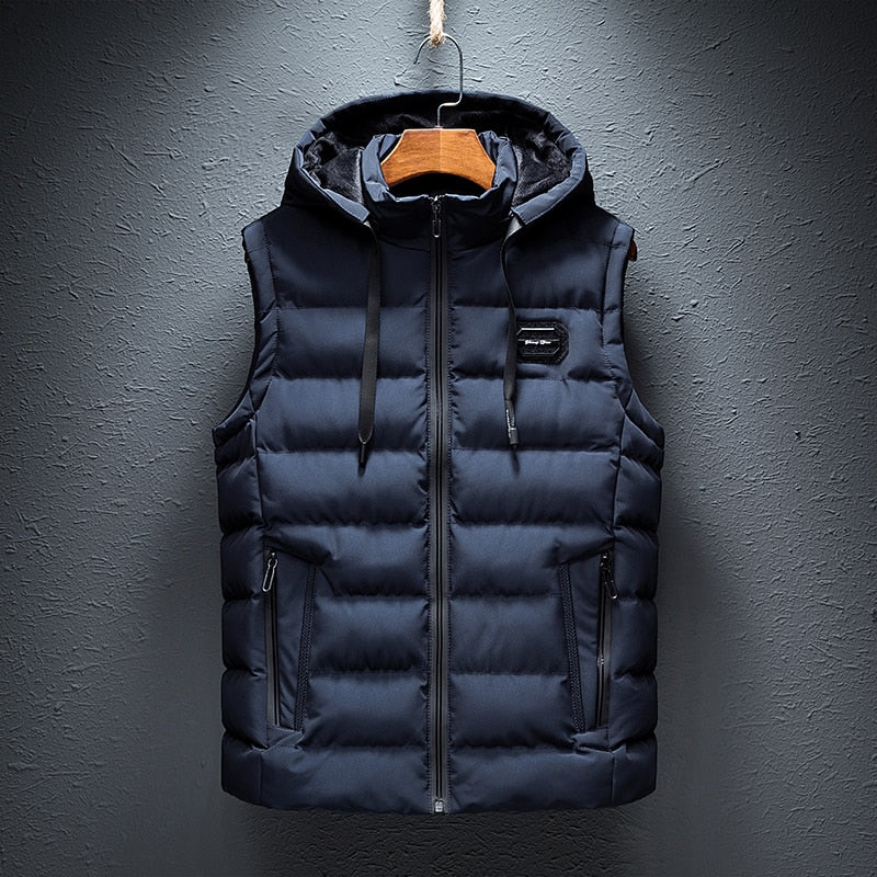 Insulated Water-Resistant Men's Puffer Vest