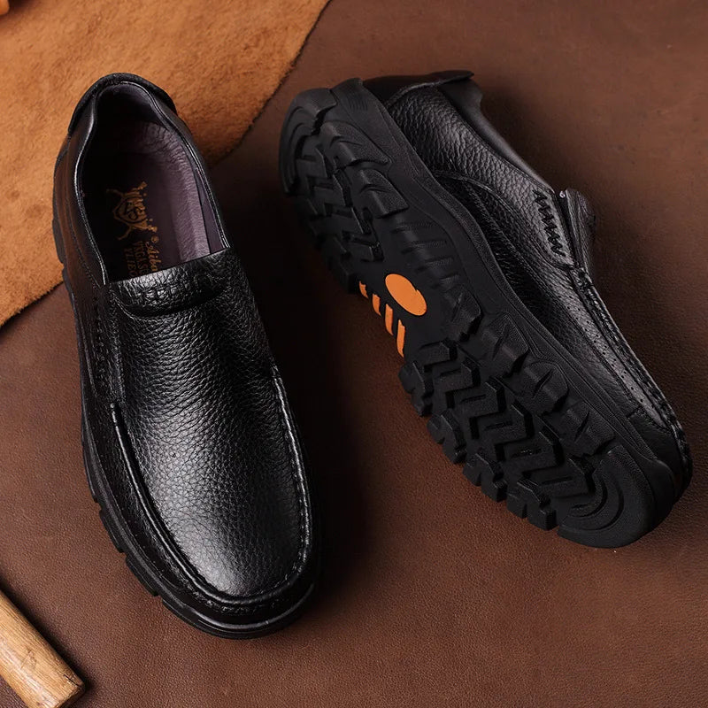 Comfortable Mens Slip On Leather Shoes