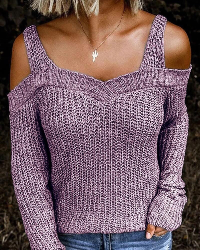 Warm Ladies Crew Neck Winter Jumper