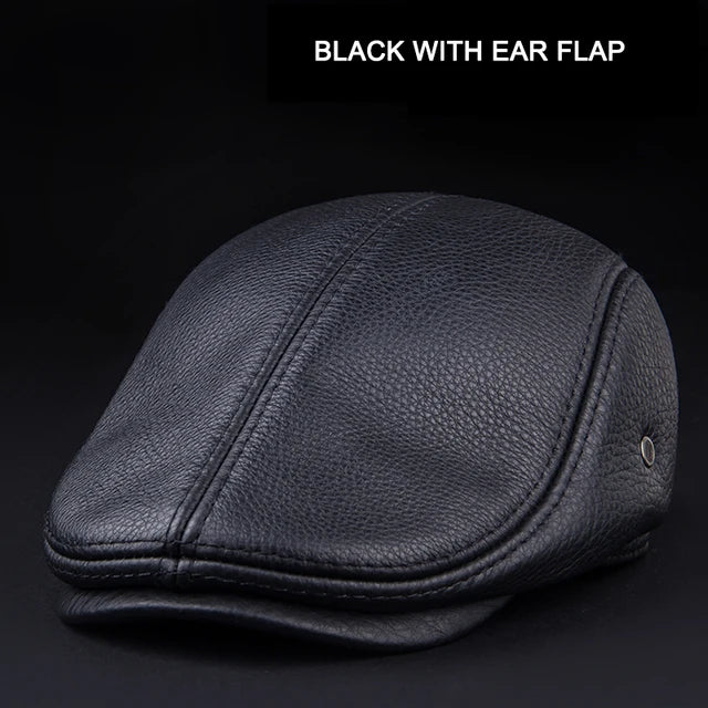 Genuine Leather Dad Baseball Hat