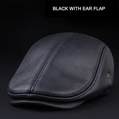 Genuine Leather Dad Baseball Hat