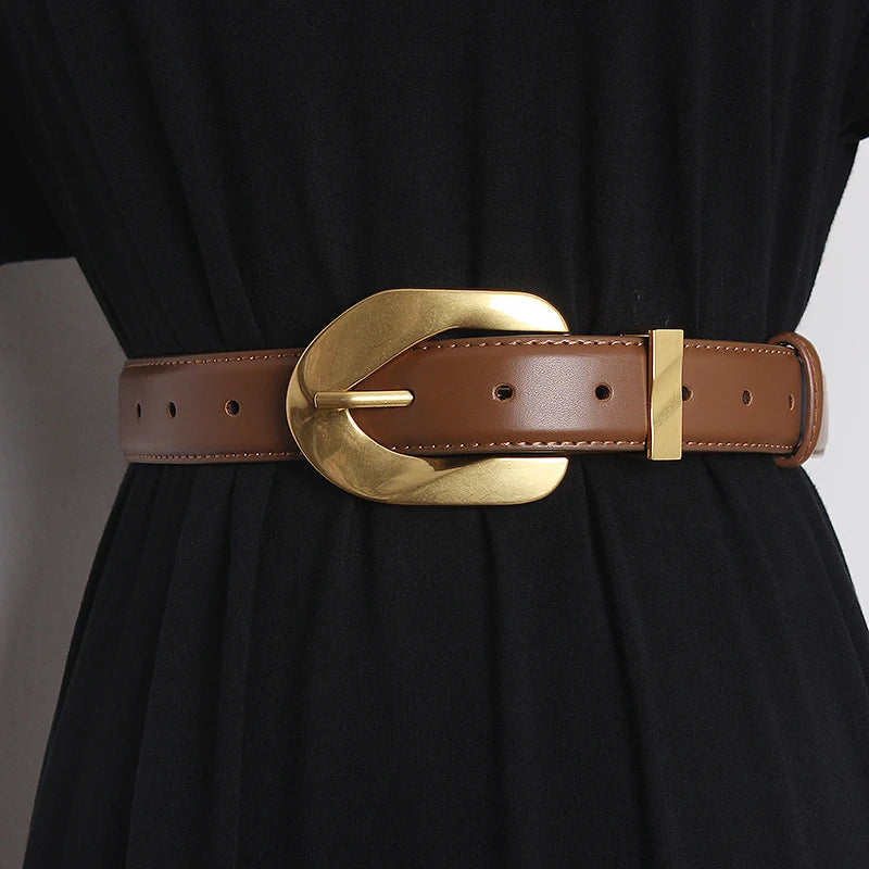 Genuine Leather Waistband Belt