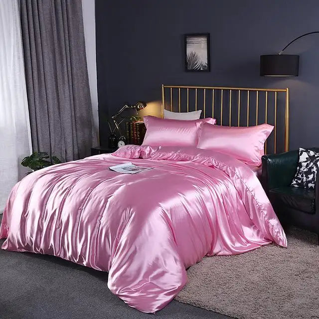Comfortable 4pc Bedding Set Sheets Duvet Cover Pillowcases