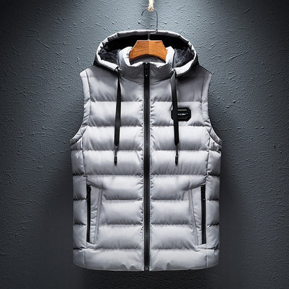 Insulated Water-Resistant Men's Puffer Vest
