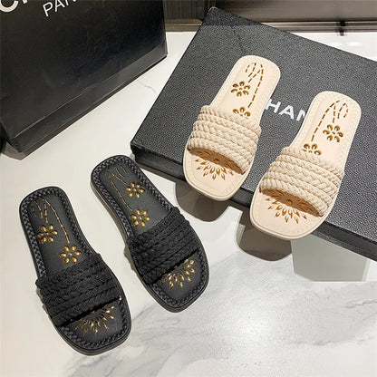Relaxed Fit Womens Summer Sandals - Casual Slip Ons - OutfitLondon