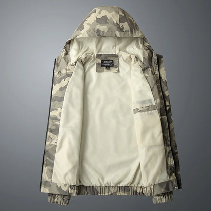 Military Green Camo Coat