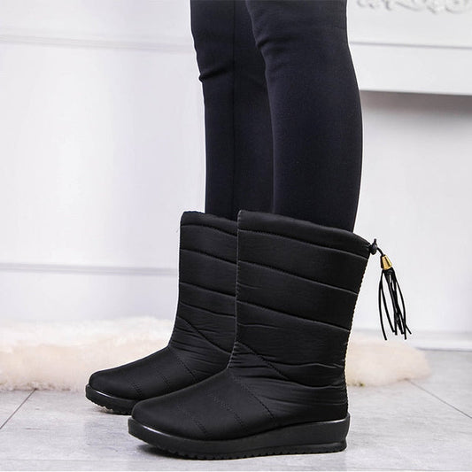 Women's Cozy Insulated Snow Boots - OutfitLondon