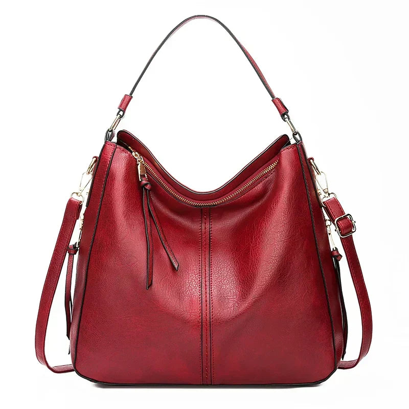 Big Vintage Style Tote Shoulder Bag