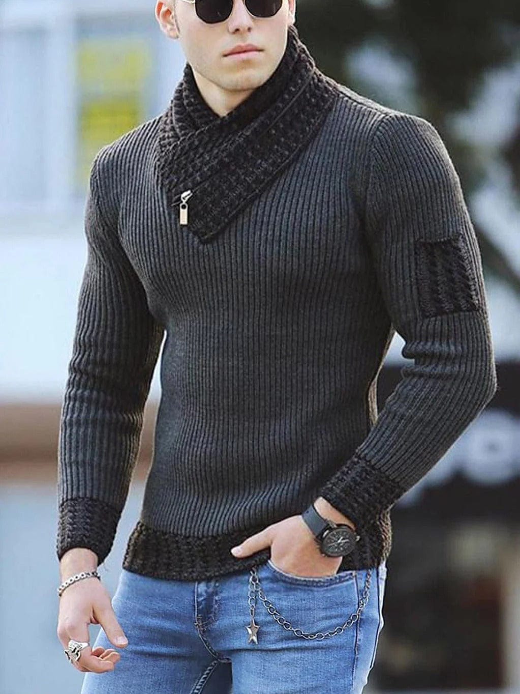 Cozy Mens Fleece Zip Sweatshirt - OutfitLondon