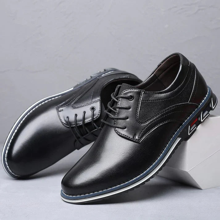 Comfortable Leather Ergonomic Work Shoes