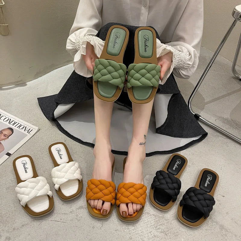 Stylish Women's Summer Wedge Sandals - OutfitLondon