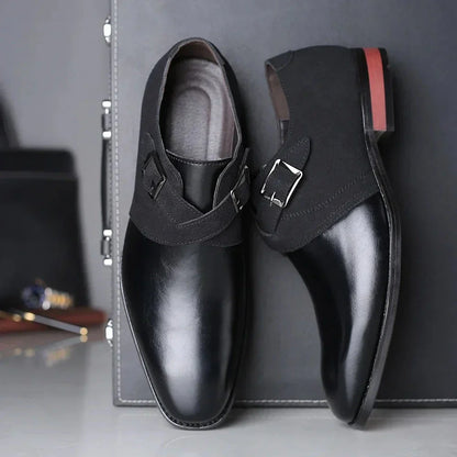 Comfortable Leather Slip On Dress Shoes