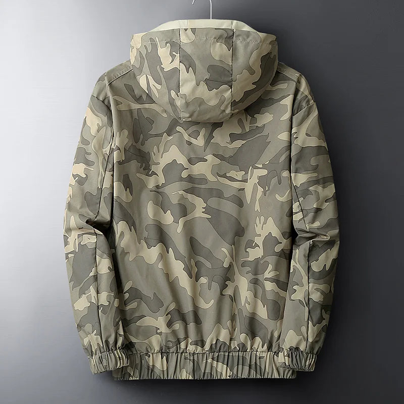 Military Green Camo Coat