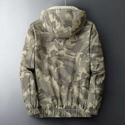 Military Green Camo Coat