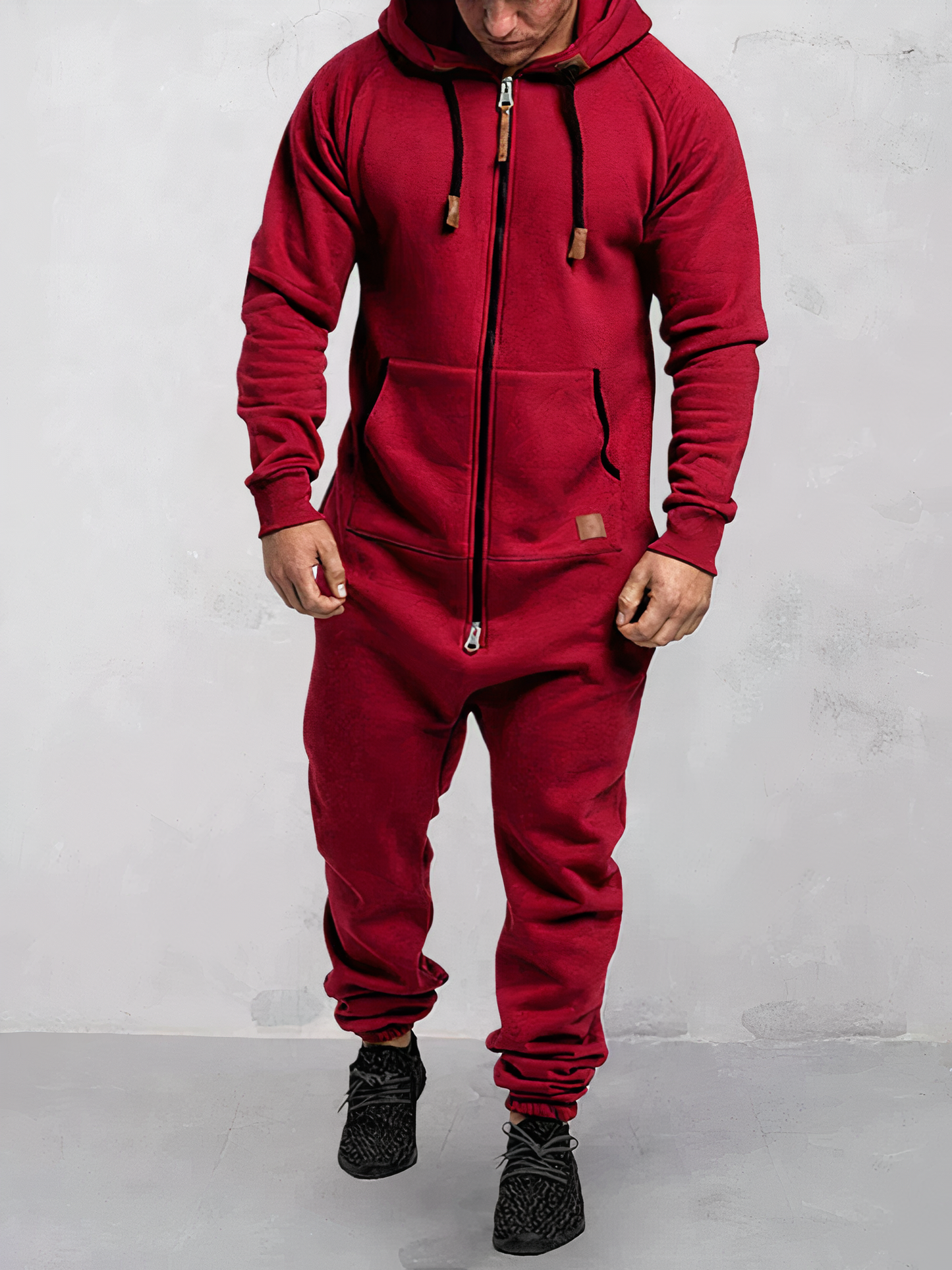 Men's Sporty Hooded Jumpsuit Active Outdoor Gear