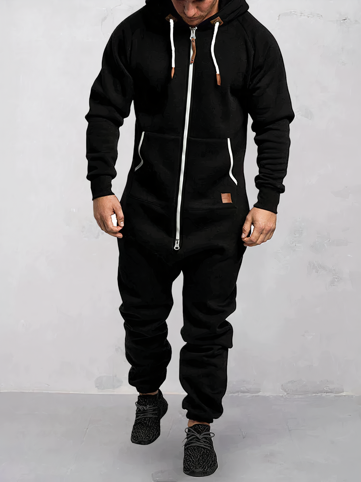 Men's Sporty Hooded Jumpsuit Active Outdoor Gear