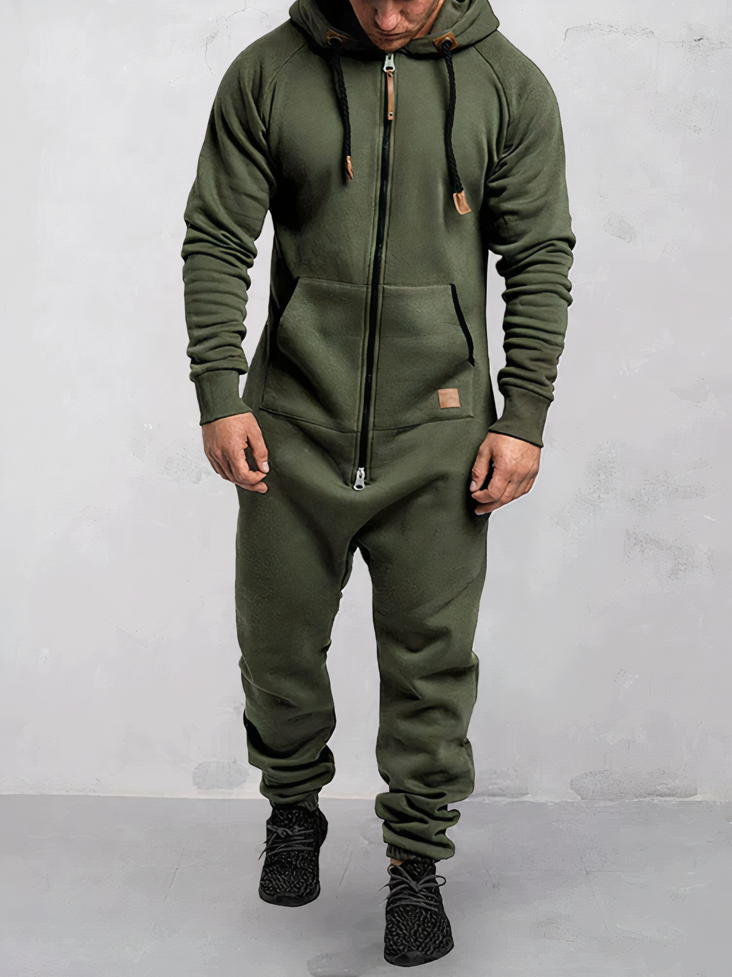 Men's Sporty Hooded Jumpsuit Active Outdoor Gear